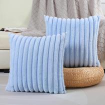 Capa p/ almofada em pelucia wave soft 2 lados - 40x40 cm