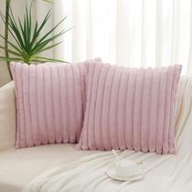 Capa p/ almofada em pelucia wave soft 2 lados - 40x40 cm