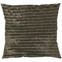 Capa p/ almofada flannel corduroy 43cmx43cm