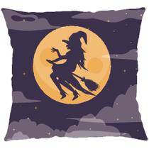 Capa P/ Almofada Veludo Digital Halloween 43m X 43