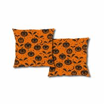 Capa P/ Almofada Veludo Digital Halloween 43m X 43