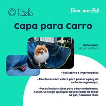 Capa p/ Banco Carro Protetora Impermeável Cães Gatos Tutelo Capa p/ Banco Carro Protetora Impermeável Cães Gatos Tutelo