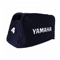 Capa P/ Capô De Motor De Popa Yamaha 4 Hp C/ Tanque Em Cima
