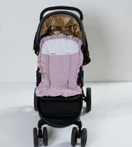 Capa p/ carrinho de bebê 100% algodão estampada - MPW ENXOVAIS