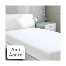 Capa p/ colchão solteiro tnt branco anti-acaro