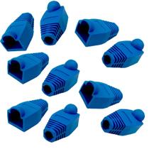 Capa P/ Conector RJ45 Azul 10 Unidades