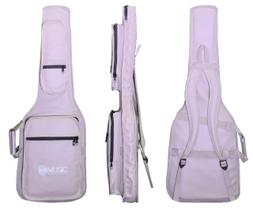 Capa p/ guitarra premium couro "ams" bege Capa p/ guitarra premium couro "ams" bege