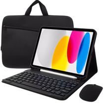 Capa P/ iPad Air 11 Polegadas 2024 Smart + Teclado Bluetooth