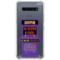 Capa p/ lg k61 (0282) arcade moda antiga game