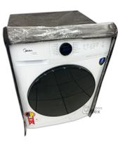 Capa p máquina de lavar midea 12.5kg wi-fi transparente flex