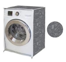 Capa P/ Máquina Lavar E Secar Roupa Impermeável Visor Zíper LG Midea