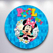 Capa p/ Painel Festa Decoração Ratinha Capa Vermelha Rosa Redondo Painel Mini Tamanhos Grande Diver