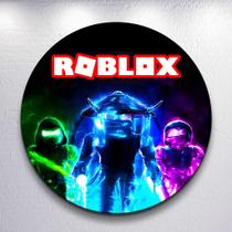 Capa p/ Painel Redondo Game Blox Capa Sublimada de Festa Tamanho Grande ou Mini Decoração