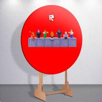 Capa p/ Painel Redondo Game Blox Capa Sublimada de Festa Tamanho Grande ou Mini Decoração Capa p/ Painel Redondo Game Blox Capa Sublimada de Festa Tamanho Grande ou Mini Decoração