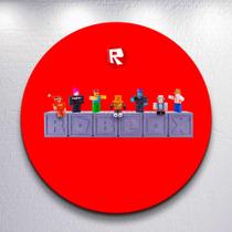 Capa p/ Painel Redondo Game Blox Capa Sublimada de Festa Tamanho Grande ou Mini Decoração