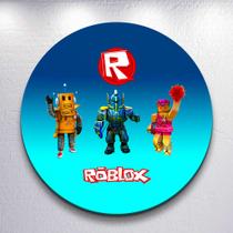 Capa p/ Painel Redondo Game Blox Capa Sublimada de Festa Tamanho Grande ou Mini Decoração Capa p/ Painel Redondo Game Blox Capa Sublimada de Festa Tamanho Grande ou Mini Decoração