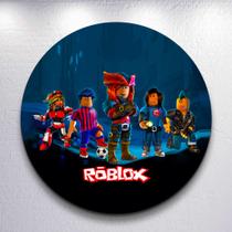 Capa p/ Painel Redondo Game Blox Capa Sublimada de Festa Tamanho Grande ou Mini Decoração