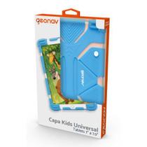 Capa p/ tablet 7" universal silicone azul un779bl GEONAV