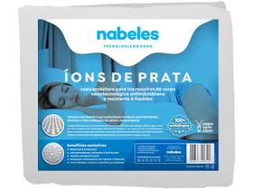Capa p/ Travesseiro De Corpo Íons De Prata Antimicrobiano Repelente à liquidos Nabeles