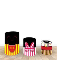 Capa P/ Trio De Mesas Cilindro Casal Mickey 1, 3 Capas CCMM-1 Capa P/ Trio De Mesas Cilindro Casal Mickey 1, 3 Capas CCMM-1