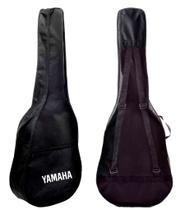 Capa p/ violão clássico simples "yamaha" c/ alças e bolso Capa p/ violão clássico simples "yamaha" c/ alças e bolso