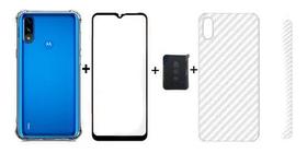 Capa + P3d + Pelicula Camera + P Traseira Para Moto E7 Power
