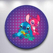 Capa Painel Festa Lil0 Alien Azul Estampa Redondo Mini Grande Tamanhos Diversos Decoração Evento Capa Painel Festa Lil0 Alien Azul Estampa Redondo Mini Grande Tamanhos Diversos Decoração Evento