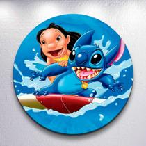 Capa Painel Festa Lil0 Alien Azul Estampa Redondo Mini Grande Tamanhos Diversos Decoração Evento Capa Painel Festa Lil0 Alien Azul Estampa Redondo Mini Grande Tamanhos Diversos Decoração Evento