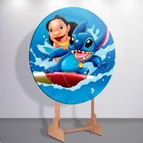 Capa Painel Festa Lil0 Alien Azul Estampa Redondo Mini Grande Tamanhos Diversos Decoração Evento Capa Painel Festa Lil0 Alien Azul Estampa Redondo Mini Grande Tamanhos Diversos Decoração Evento