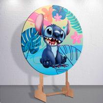 Capa Painel Festa Lil0 Alien Azul Estampa Redondo Mini Grande Tamanhos Diversos Decoração Evento Capa Painel Festa Lil0 Alien Azul Estampa Redondo Mini Grande Tamanhos Diversos Decoração Evento