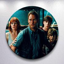 Capa Painel Redondo Festa Parque Dos Dinossauros Estampa Infantil Mini e Grande Decoração Divertida