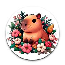 Capa Painel Redondo Tamanhos Diversos Grande e Mini Decoração Aniversário Tema Capivara Festa