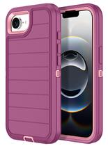 Capa Paprose para iPhone 16e à prova de choque, à prova de poeira, roxa/rosa