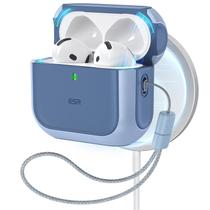 Capa para AirPods 4 ESR Orbit Hybrid com proteção contra quedas azul Capa para AirPods 4 ESR Orbit Hybrid com proteção contra quedas azul