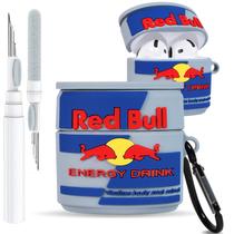 Capa para AirPods 4 Toyuma Cute Kawaii Cartoon Silicone Vermelha Capa para AirPods 4 Toyuma Cute Kawaii Cartoon Silicone Vermelha