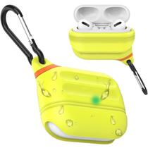 Capa para AirPods Pro 2 à prova d'água ATIMIRA Night Glow Yellow
