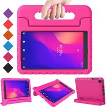 Capa para Alcatel Joy Tab 2 para crianças, capa para Alcatel Joy Tab 2, capa infantil à prova de choque conversível para tablet Metroby T-mobile Alcatel Joy Tab 2 de 8 polegadas 2020 (modelo 9032Z) - rosa