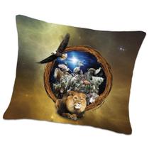 Capa Para Almofada Animais do Poder 45x45cm