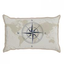 Capa para Almofada com Cordão 35x55cm Náutica Belchior