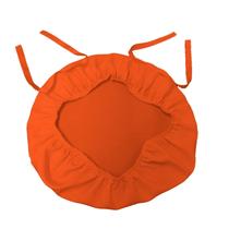 Capa para Almofada de Cadeira LA Linen Poliéster Popeline Kit com 4 Unidades Laranja Capa para Almofada de Cadeira LA Linen Poliéster Popeline Kit com 4 Unidades Laranja