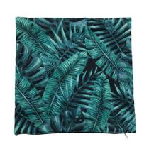 Capa Para Almofada De Poliéster Estampa De Folhas Capa Para Almofada De Poliéster Estampa De Folhas