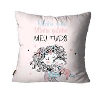 Capa para Almofada Decorativa Dia das Mães Rosa Claro - 45x45 Capa para Almofada Decorativa Dia das Mães Rosa Claro - 45x45
