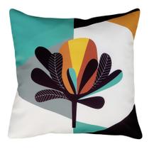 Capa Para Almofada Decorativa Minimalista Arte Colorida 45x45cm Capa Para Almofada Decorativa Minimalista Arte Colorida 45x45cm