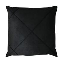 Capa para Almofada Drapeada em Veludo Quadrada 60x60 Várias Cores