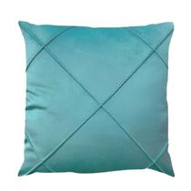 Capa para Almofada Drapeada em Veludo Quadrada Tiffany Capa para Almofada Drapeada em Veludo Quadrada Tiffany