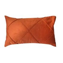 Capa para Almofada Drapeada em Veludo Retangular 60x40 Várias Cores