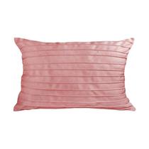 Capa para Almofada Drapeada Line em Veludo Retangular 60x40 Rose