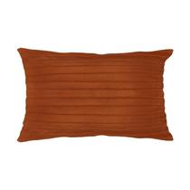 Capa para Almofada Drapeada Line em Veludo Retangular 60x40 Terracota Capa para Almofada Drapeada Line em Veludo Retangular 60x40 Terracota