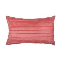 Capa para Almofada Drapeada Line em Veludo Retangular Várias Cores