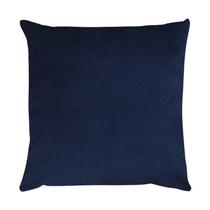 Capa para Almofada em Veludo Liso Quadrada Azul Marinho Capa para Almofada em Veludo Liso Quadrada Azul Marinho